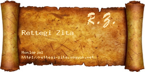 Rettegi Zita névjegykártya